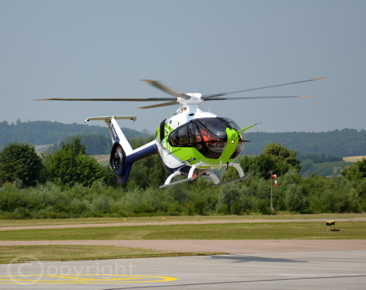 Bluecopter Flug